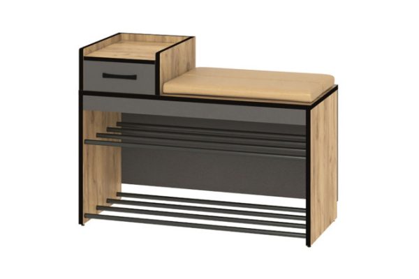 Nightstand IVARU Olga-Loft 80x60x35 cm