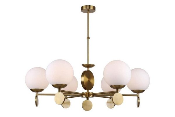 Chandelier on a rod STILFORT Marcela 18 sq.m., 82x70x82 cm, E27