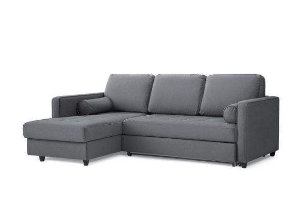 Corner sofa bed DREAMART Sheffield with left corner