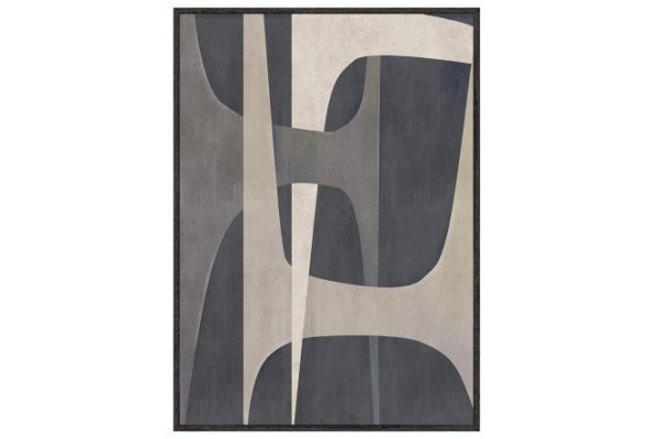 Reproduction in frame Abstract painting 60x89 cm