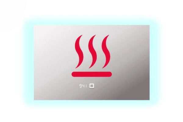 Mirror with LED lighting ALIAS Quarter q801001015 100x80x2 cm