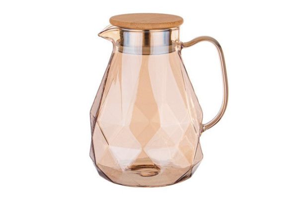 Amber jug ​​1.2 l, Glass