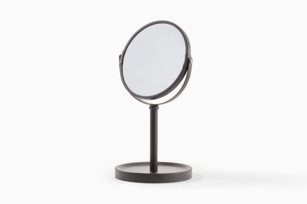 Cosmetic mirror BERKRAFT Nola double-sided Tabletop, 19x33x19 cm