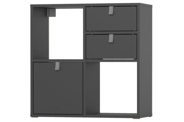 Rack 4 sections Bricks anthracite