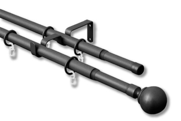 Double telescope cornice ARTTEX 15 551 sliding 120-210 cm