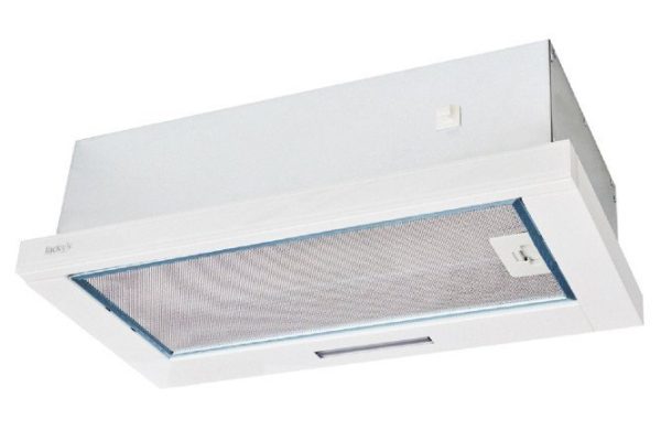 Built-in hood JACKY'S JV SW651 color white, 59.3x17.6x30 cm