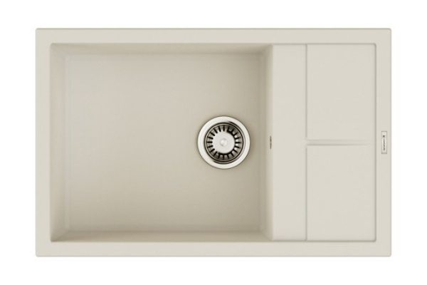 Inset sink with wing OMOIKIRI Sumi 78A-LB-WH 4997100, white 78x50x20 cm