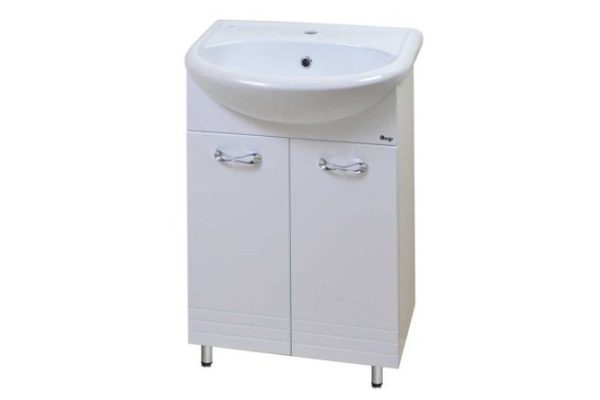 Floor stand Rio 310056 48 cm, frame color white, facade white