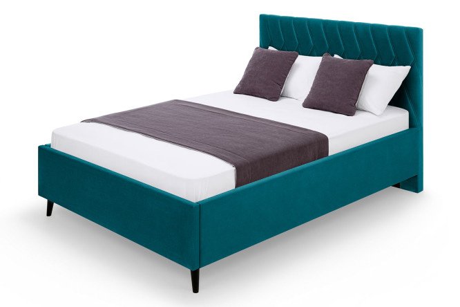 Bed Tessa sea color 180x200 cm