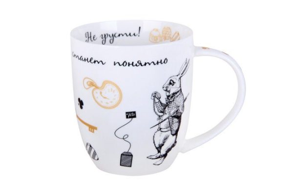 Mug Mad Tea Party 420 ml, Porcelain