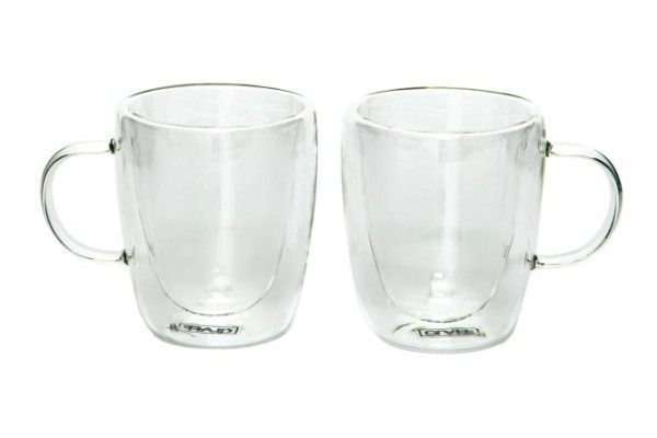 Set of mugs 199-24002 2 pcs. 270 ml, Glass