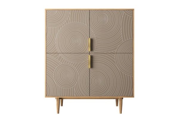 Large Line chest of drawers with 4 doors