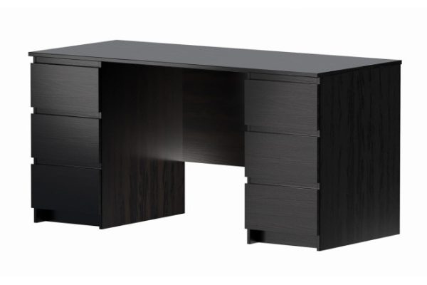 Desk Castor 6 drawers