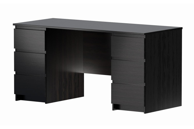 Desk Castor 6 drawers