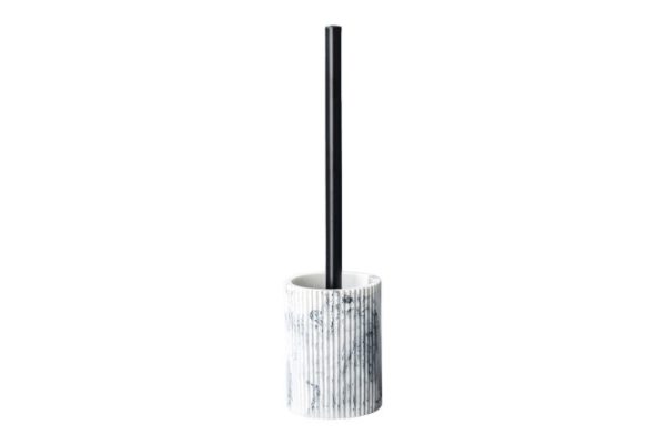 h131bfxrs250ix1x1xbabj9y050oh5bz.jpg Toilet brush in stand EVIO Marble 9.6x38x9.6 cm, Polyresin
