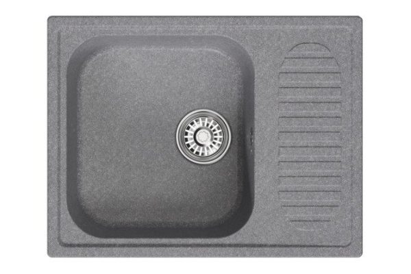 Inset sink with drainer MIXLINE ML-GM18 551976 64x49x21 cm