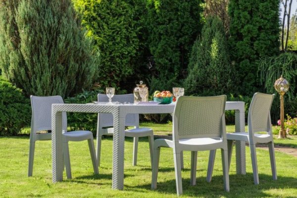 Dining set July color light gray