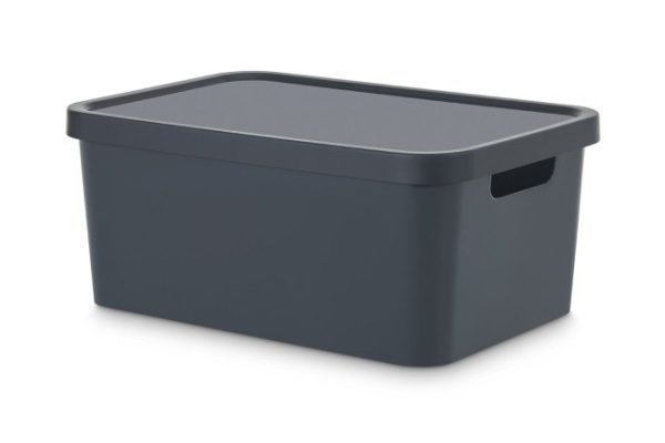 Container with lid TRN-234 Anthr 17.8x11x25.8 cm, 4.5 l