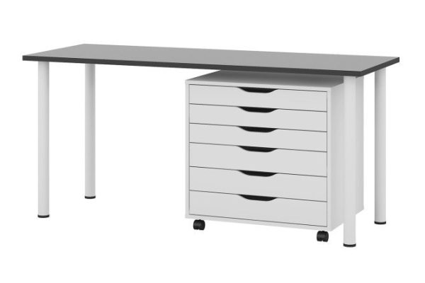 Desk Alexys 140 cm with cabinet