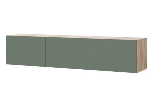 h63070lqel2ypxbcrvj6mi8jotp3ox2k.jpg Cabinet Oscar Moon 180x40 with doors, sonoma oak / soft olive