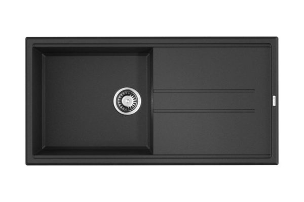 Inset sink with wing OMOIKIRI Tedori 100-BL 4993916 100x51x20 cm