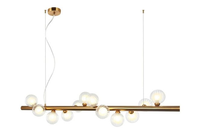 Hanging chandelier STILFORT Shardin 32 sq.m., 127x32x28 cm, G9
