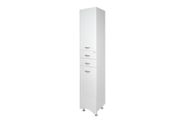 Cabinet-case Dreya 35 E-Dre05035-01SL with 2 drawers and a laundry basket Floor-standing, 35x200x35 cm, Left
