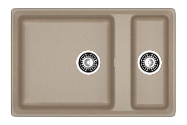Inset sink GRANFEST Level GF-LV-760K 76x50x20 cm