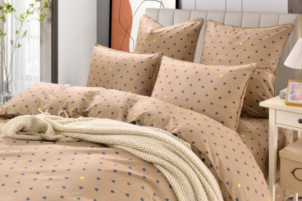 Bed linen set SOFI DE MARKO Laiki Satin 160x220 cm, 1.5 sleeping