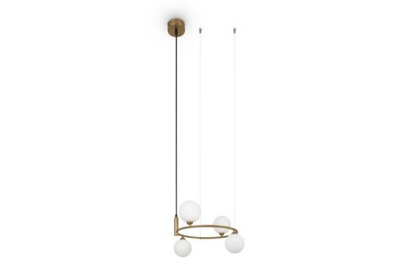 Hanging lamp MAYTONI Ring 10 sq.m., 40x28x39 cm, G9