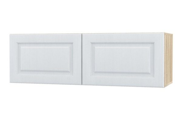 Cabinet with doors Oscar Bella 120x38 cm, Sonoma/white wood