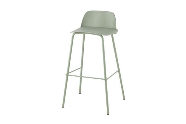 hd9156he31j1oebb2orb9pk7kxtmes1c.jpg Bar stool Mist 47x90x47 cm, seat color gray-green, legs gray-green