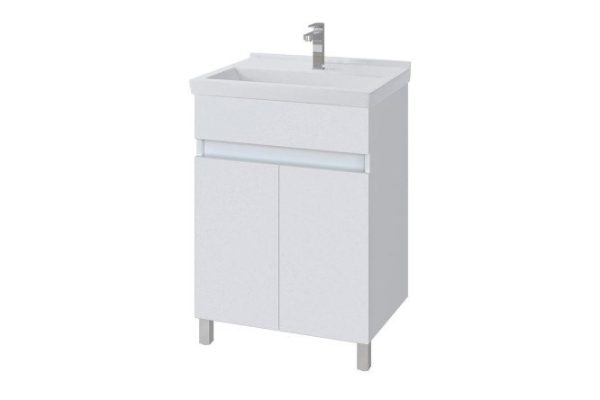 Floor stand Sanstar Quadro 203.1-1.4.1.KFES 46.6 cm, frame color white, facade white