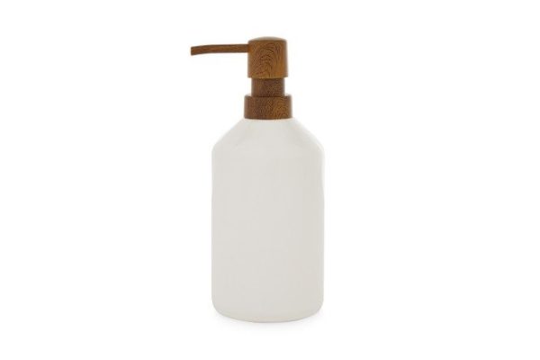 Liquid soap dispenser EVIO Natural 277 ml, Ceramic