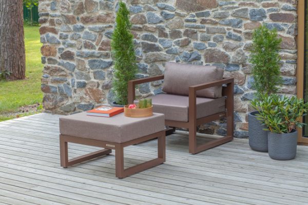 Garden furniture set Capri color brown