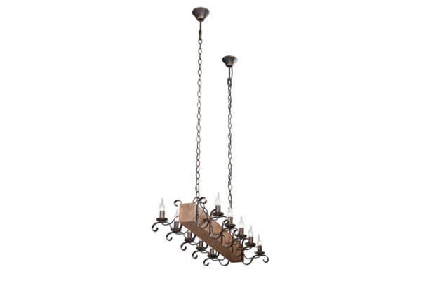 Chandelier VITALUCE V4593-7/10 30 sq.m., 100x174x50 cm, E14