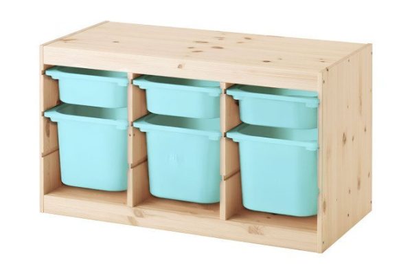 Alpha rack 94x52x44 cm, with containers