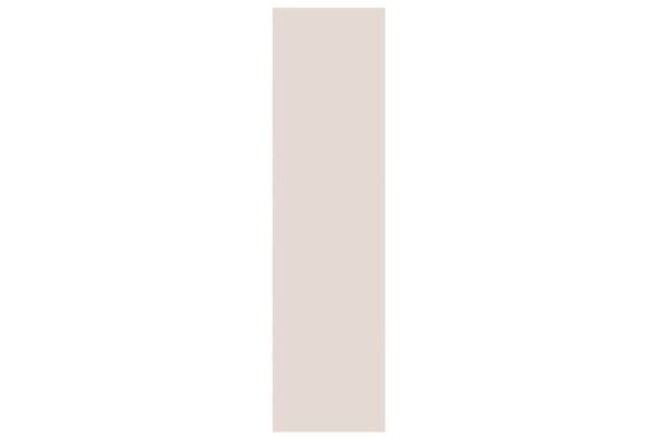 Set of Demi fronts for wall-mounted corner L-shaped cabinet 25.3x95.6 cm, matte latte color