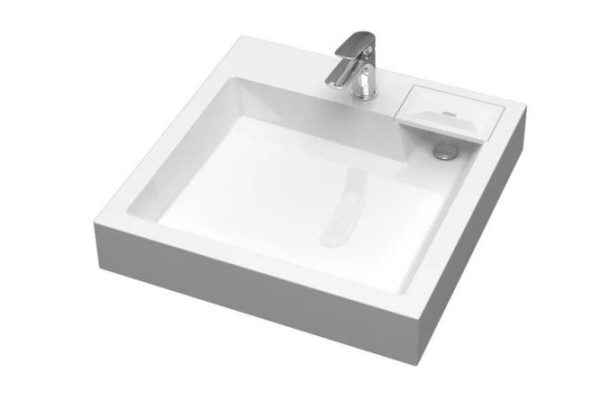 Semi-recessed sink over the washing machine Vission 45483000002 Semi-recessed, 60x11x60 cm