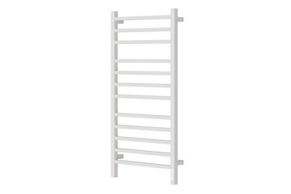 Electric heated towel rail POINT Vega P12, white PN71850W 53x99x8 cm