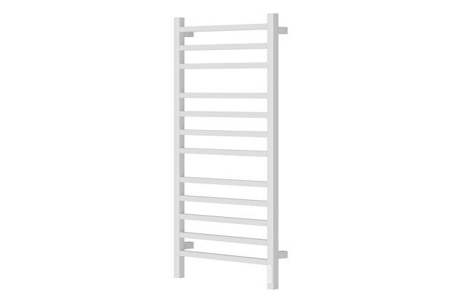 Electric heated towel rail POINT Vega P12, white PN71850W 53x99x8 cm