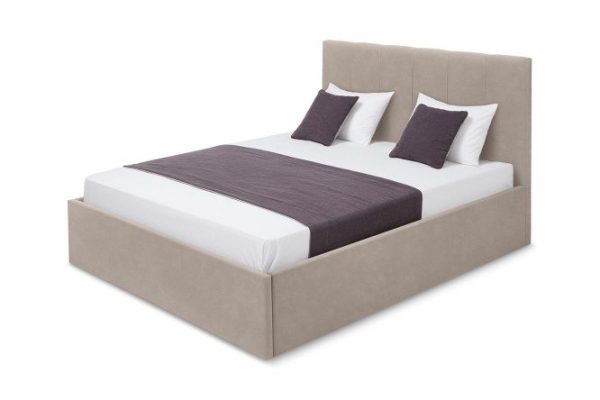Bed with lifting mechanism Lorena color beige 180x200 cm