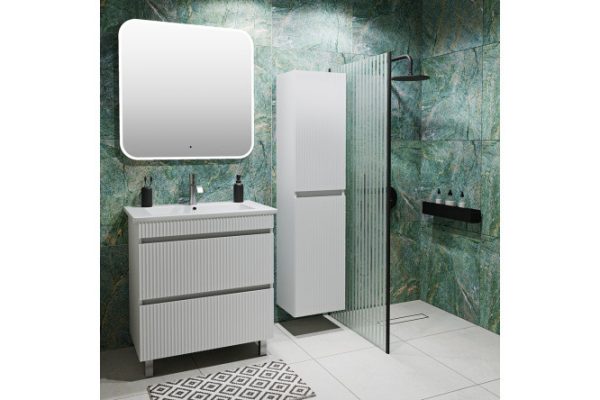 Bathroom furniture RUNO Modena, 65 white, floor-standing
