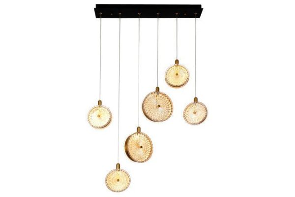 Hanging chandelier FAVOURITE Slik LED, 73 cm