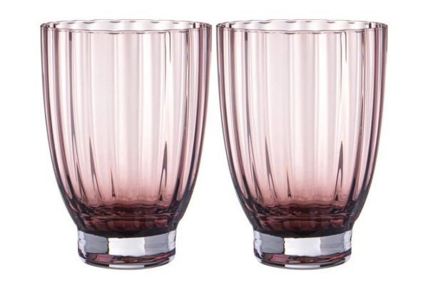 Set of glasses Lefard Mirage Purple 385 ml, Glass, 2 pcs.