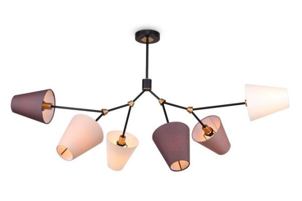 Ceiling lamp FREYA Modern Hats 20 sq.m., 120x68x16 cm, E14