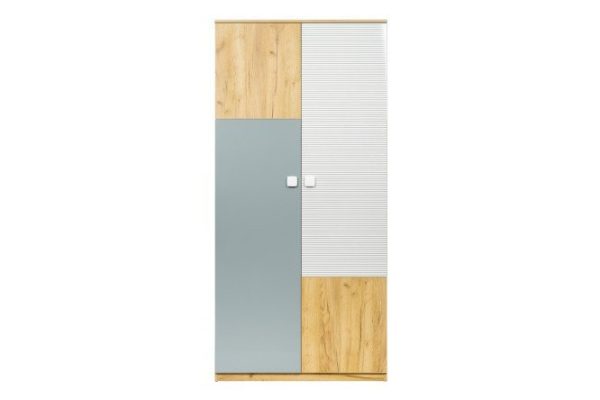 Double door wardrobe Modex-2 100x209.2x46 cm