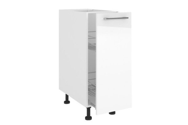 hm8eqf3uf1gccu4jxx2i982ij5udbtdm.jpg Cabinet front with pull-out basket Amika 29.6x71.6 cm, white gloss color