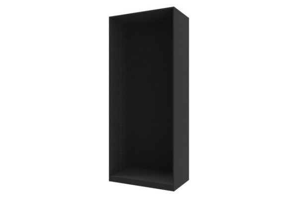 Cabinet body 2-door Oscar 100x236x58 cm, black