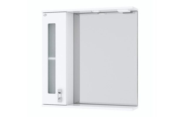 Mirror cabinet with lighting ONIKA Crystal 67 206705, left 67x71.2x16 cm, Left